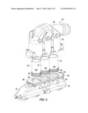 Marine engine exhaust system having a plurality of catalyst devices disposed in parallel with each other diagram and image