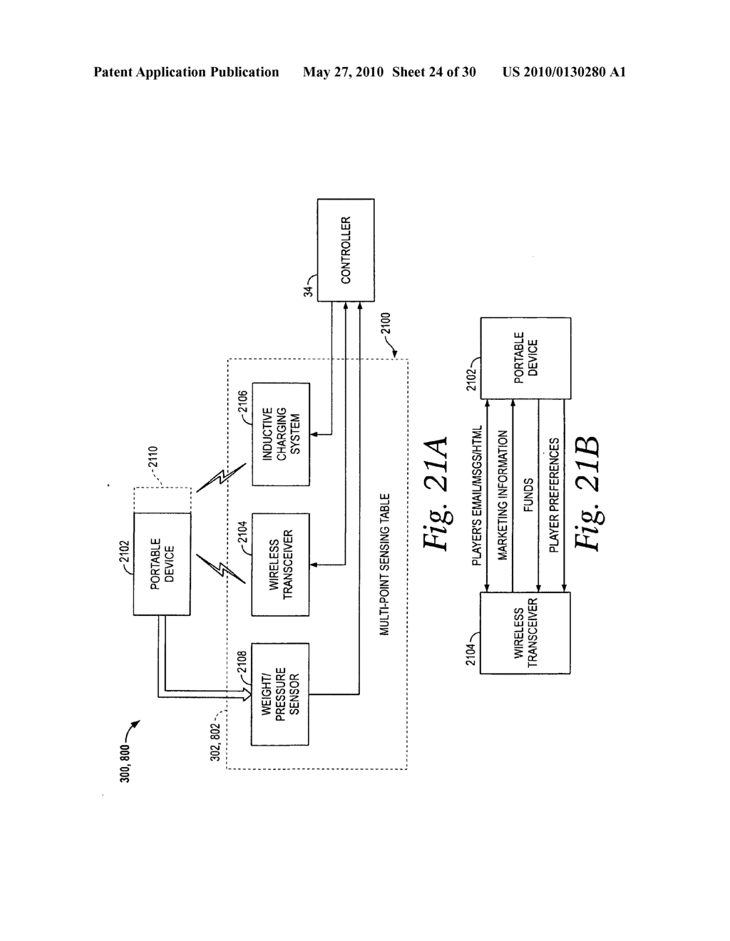 MULTI-PLAYER, MULTI-TOUCH TABLE FOR USE IN WAGERING GAME SYSTEMS - diagram, schematic, and image 25