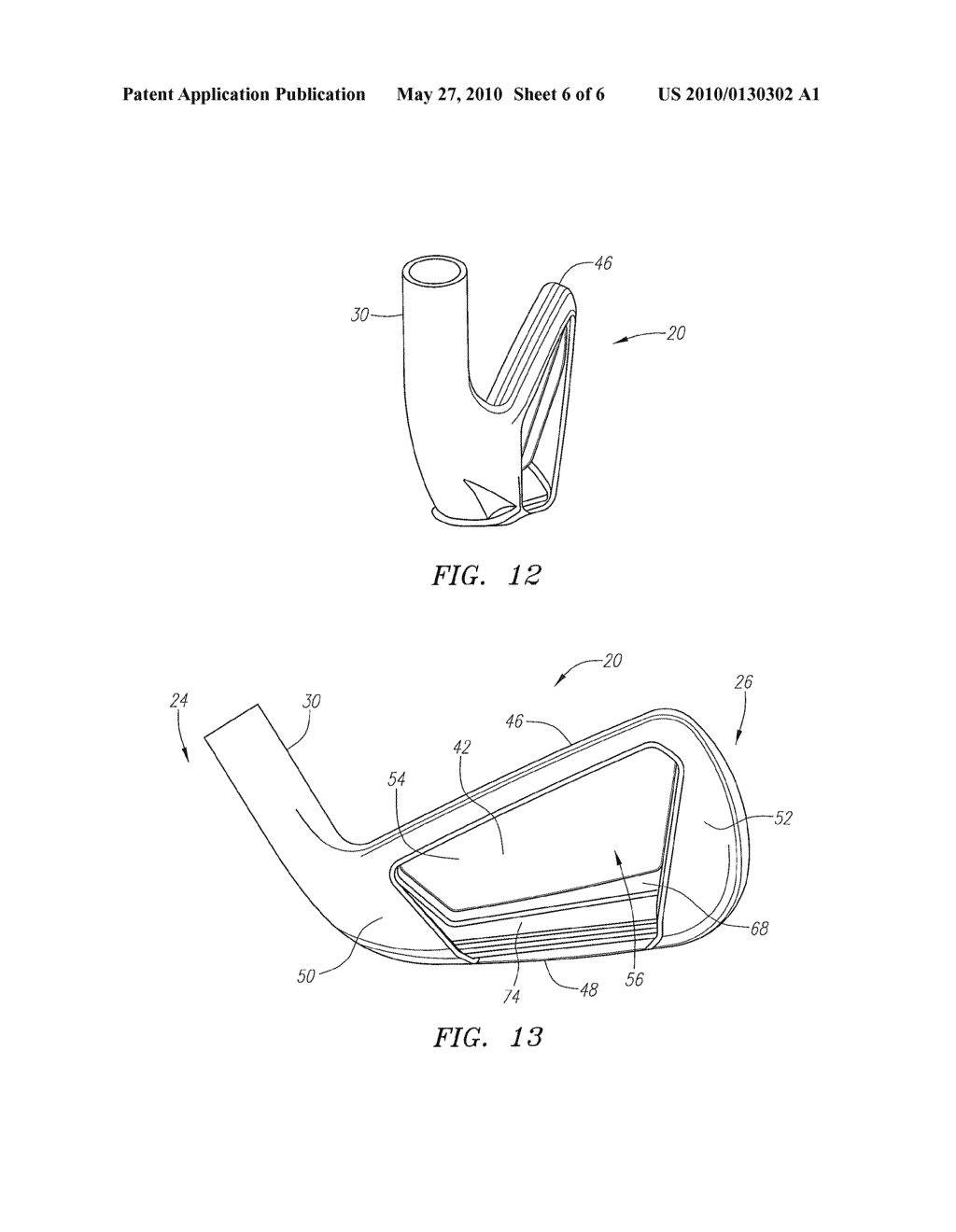 SOLE FOR IRON GOLF CLUB HEAD - diagram, schematic, and image 07