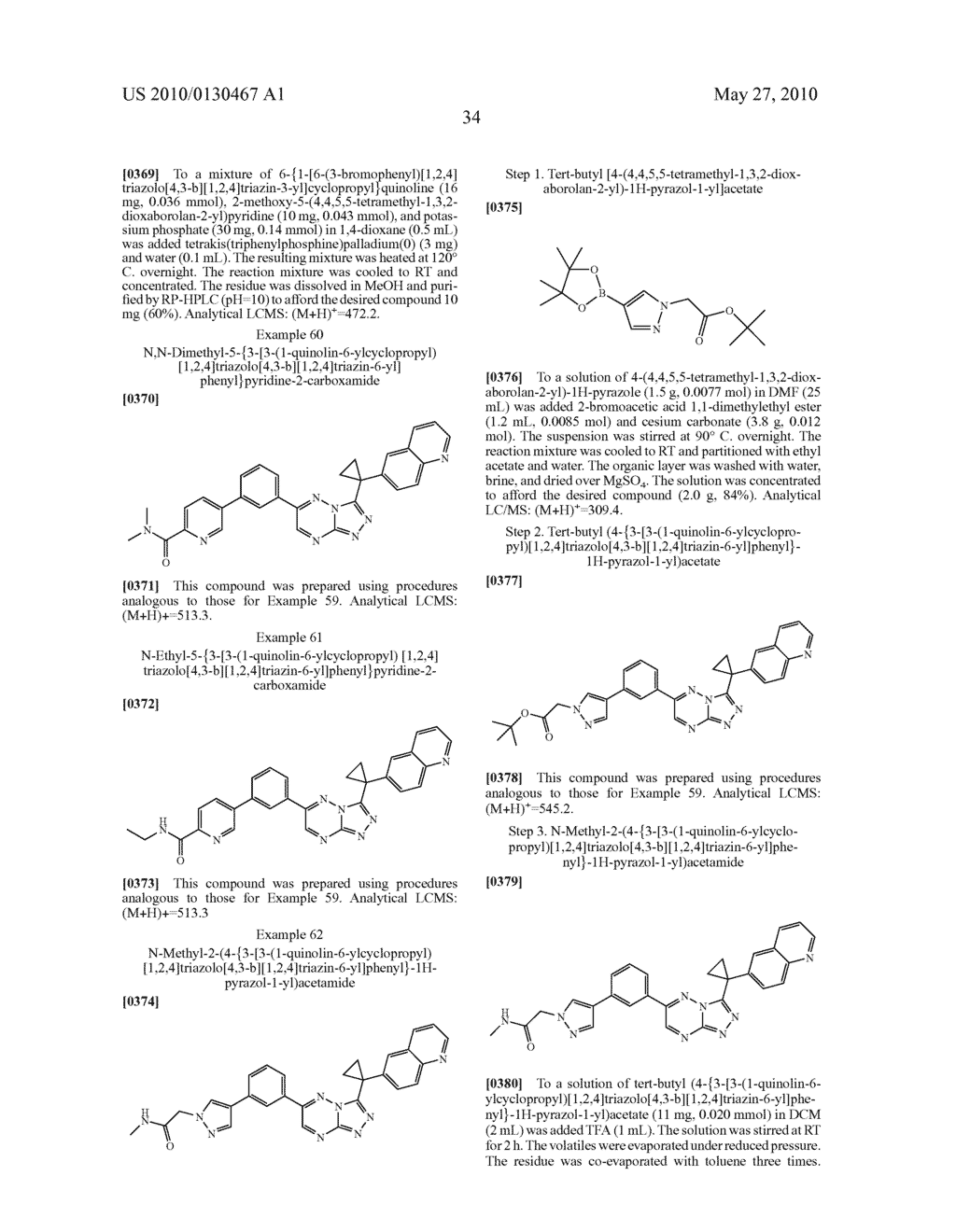 TRIAZOLOTRIAZINES AS KINASE INHIBITORS - diagram, schematic, and image 35