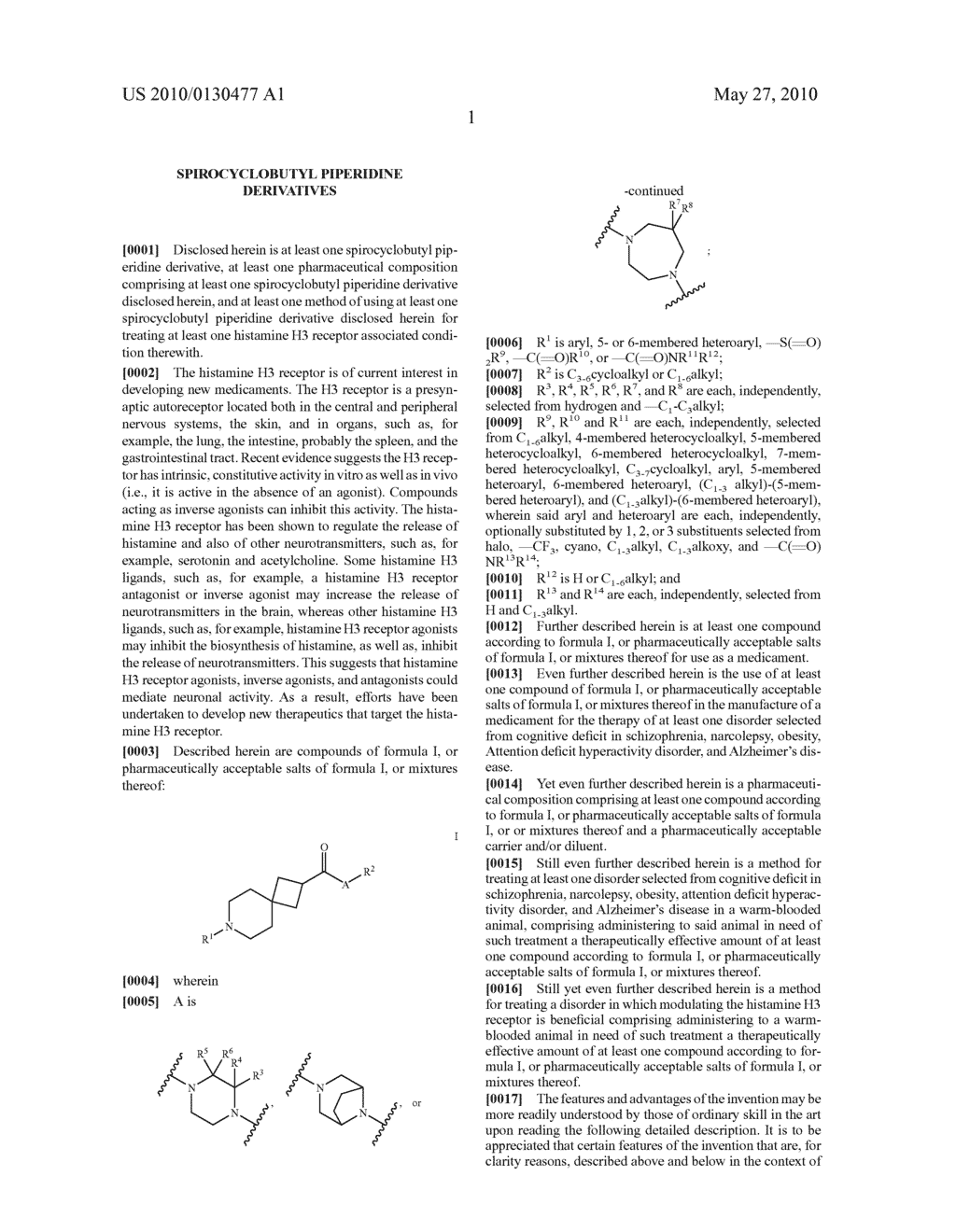 Spirocyclobutyl Piperidine Derivatives - diagram, schematic, and image 02