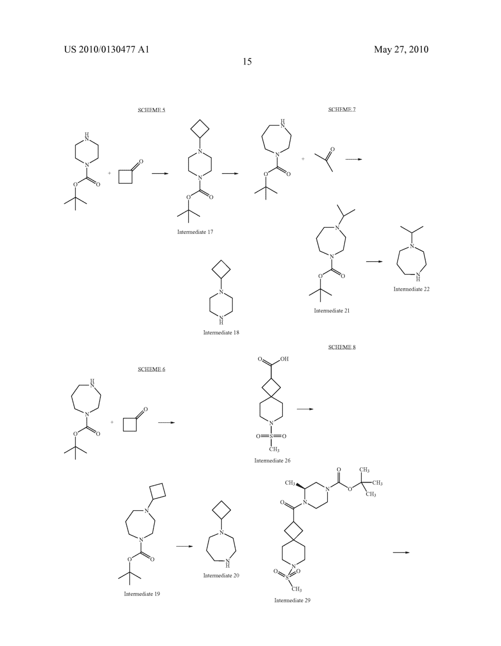 Spirocyclobutyl Piperidine Derivatives - diagram, schematic, and image 16