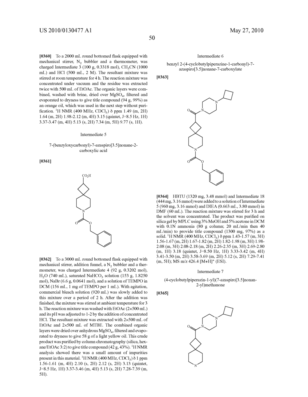 Spirocyclobutyl Piperidine Derivatives - diagram, schematic, and image 51