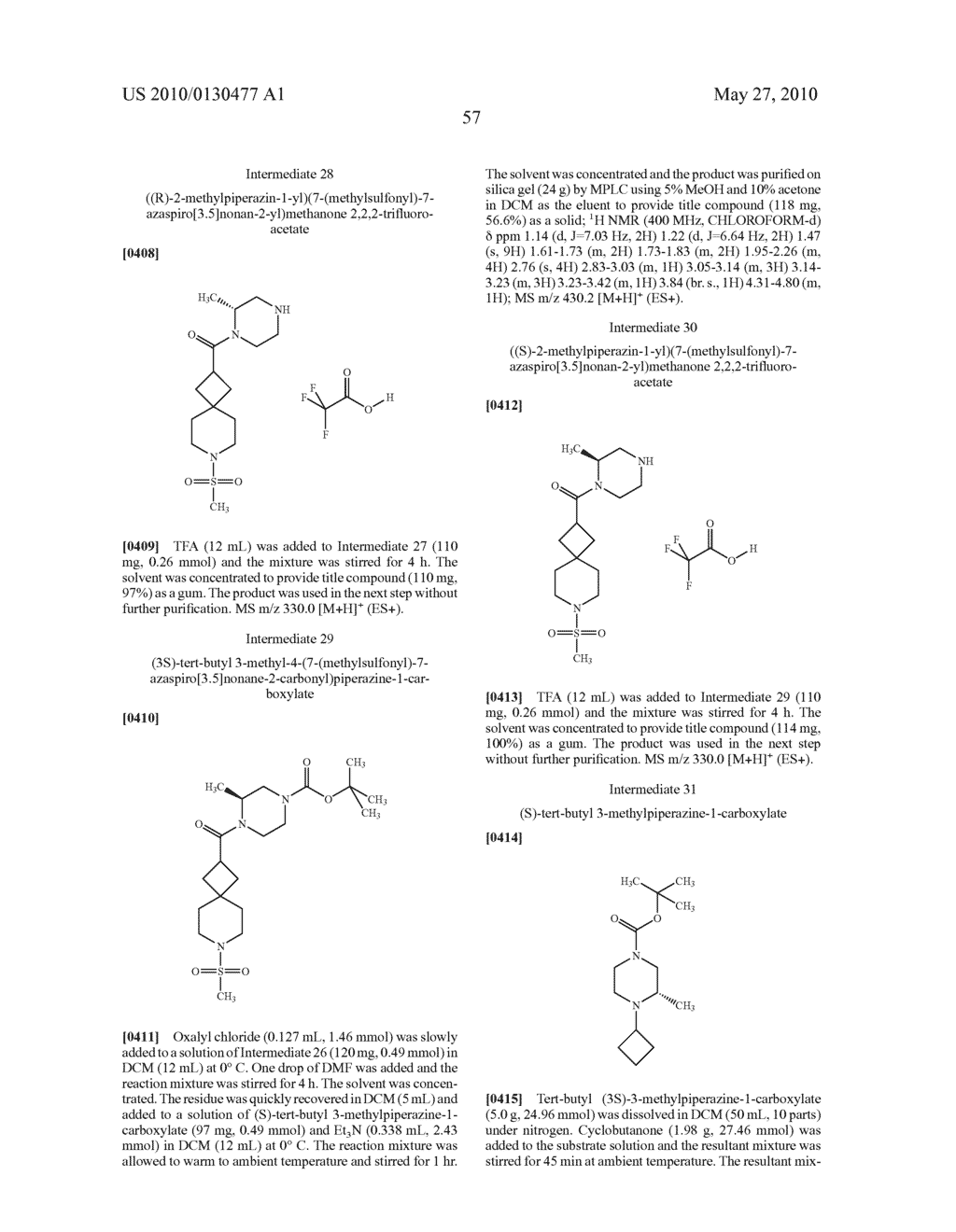 Spirocyclobutyl Piperidine Derivatives - diagram, schematic, and image 58
