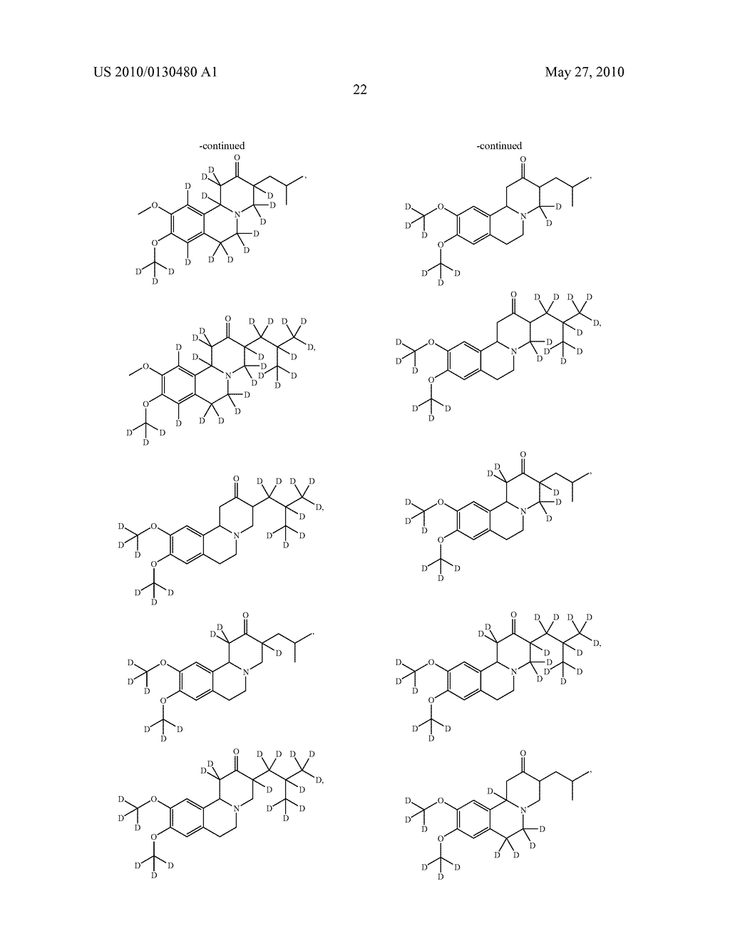 BENZOQUINOLINE INHIBITORS OF VESICULAR MONOAMINE TRANSPORTER 2 - diagram, schematic, and image 23