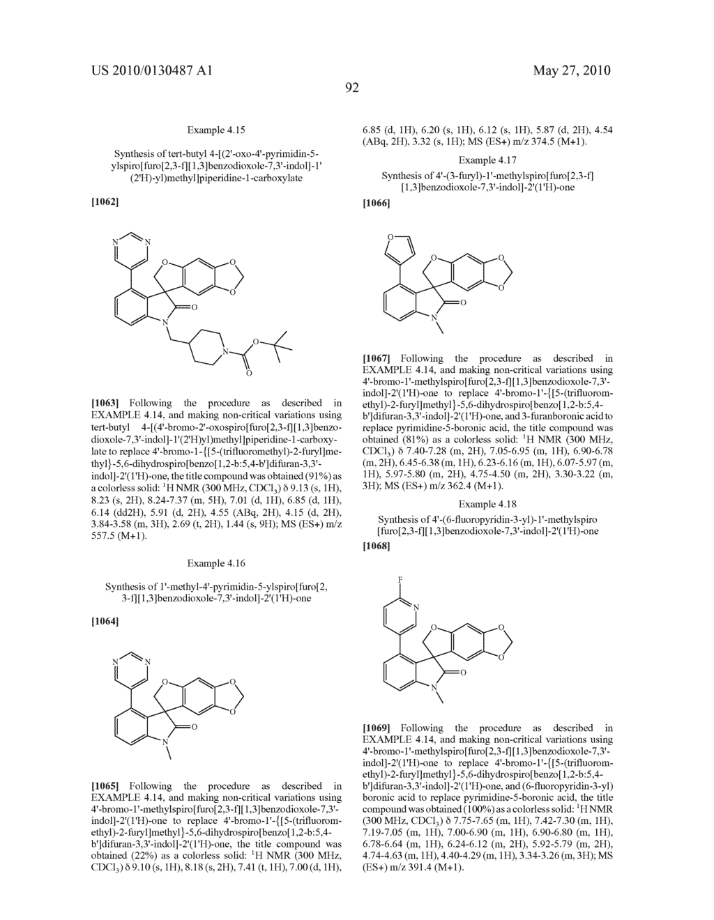 SPIRO-OXINDOLE COMPOUNDS AND THEIR USES AS THERAPEUTIC AGENTS - diagram, schematic, and image 93