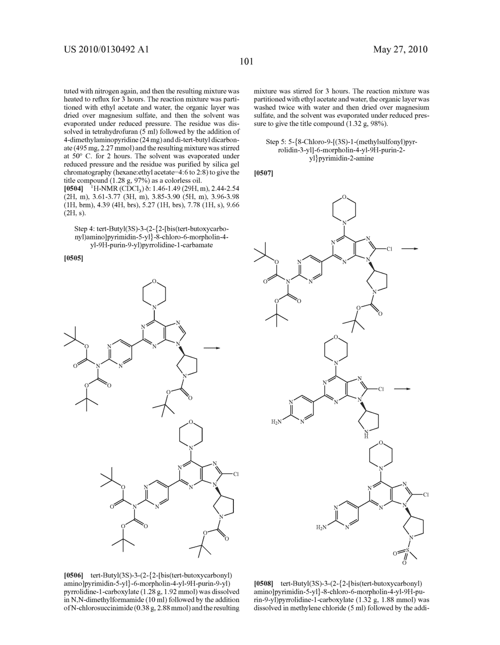 MORPHOLINOPURINE DERIVATIVES - diagram, schematic, and image 102