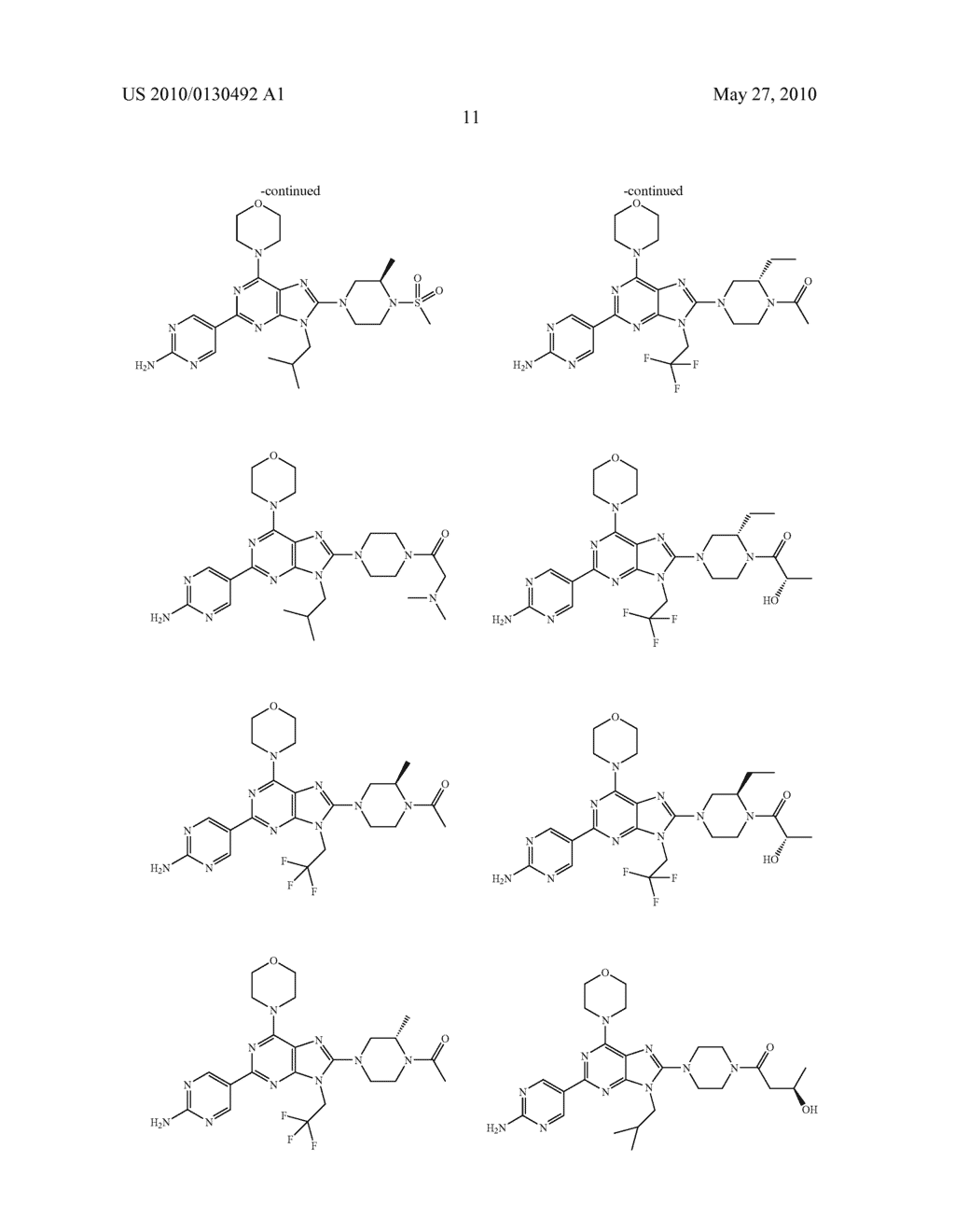 MORPHOLINOPURINE DERIVATIVES - diagram, schematic, and image 12