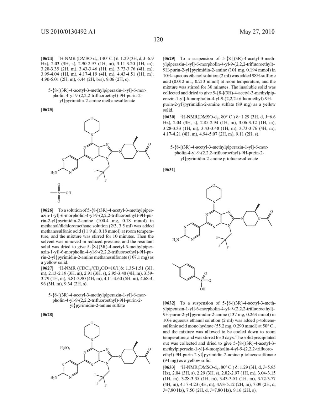 MORPHOLINOPURINE DERIVATIVES - diagram, schematic, and image 121