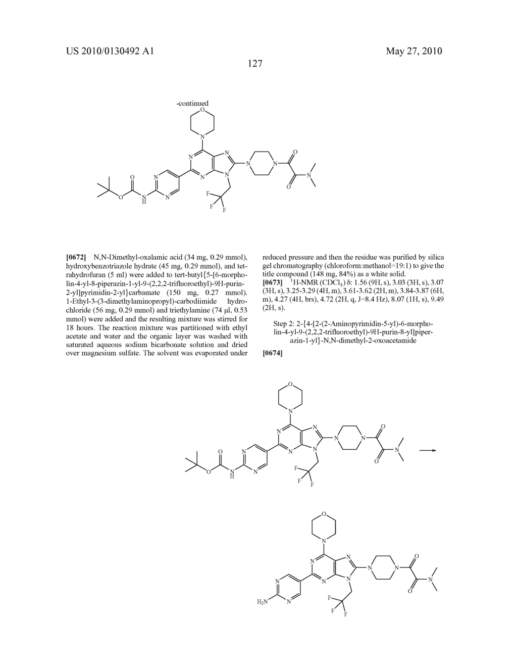 MORPHOLINOPURINE DERIVATIVES - diagram, schematic, and image 128