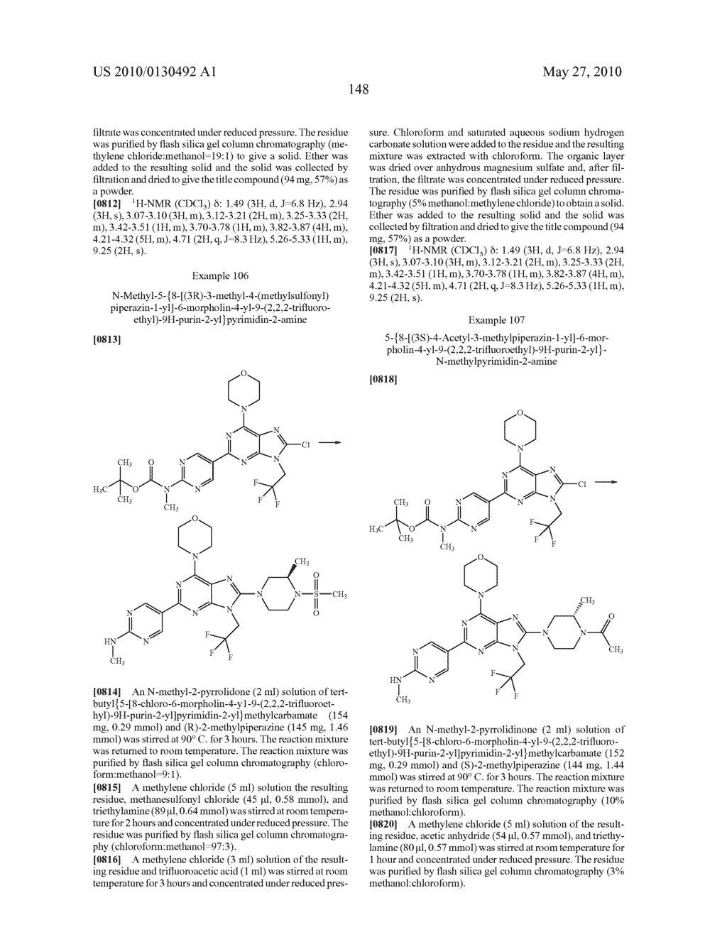 MORPHOLINOPURINE DERIVATIVES - diagram, schematic, and image 149