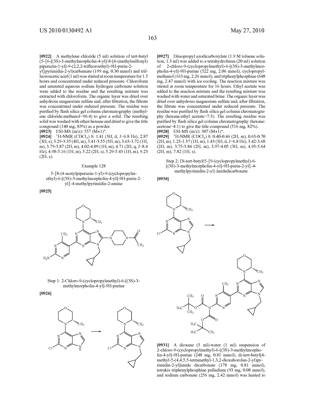 MORPHOLINOPURINE DERIVATIVES - diagram, schematic, and image 164