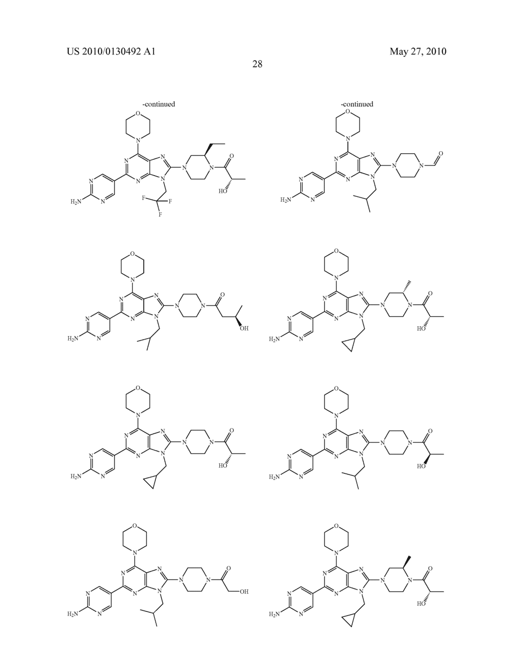 MORPHOLINOPURINE DERIVATIVES - diagram, schematic, and image 29