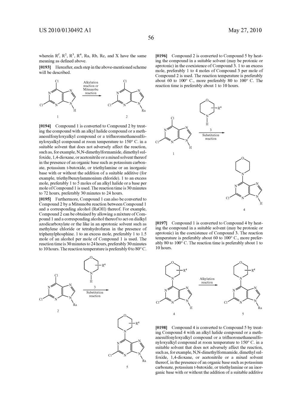 MORPHOLINOPURINE DERIVATIVES - diagram, schematic, and image 57