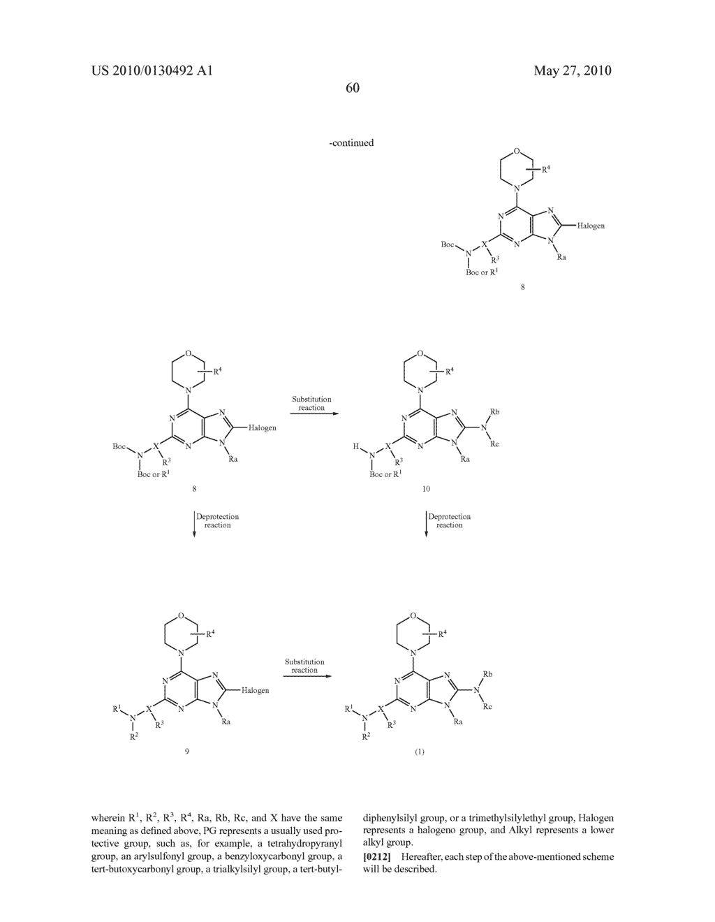 MORPHOLINOPURINE DERIVATIVES - diagram, schematic, and image 61