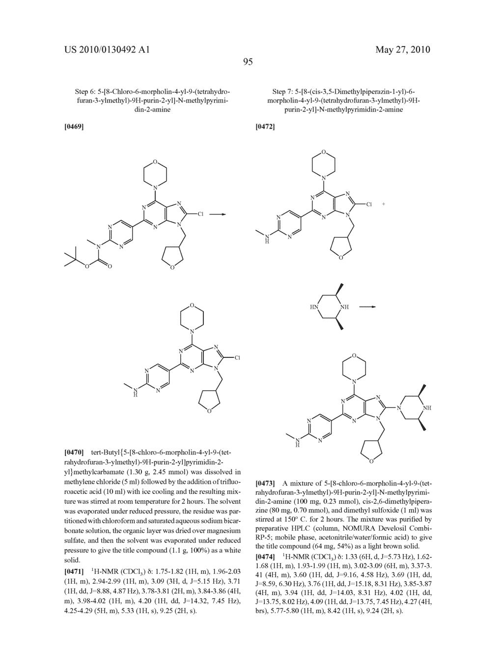 MORPHOLINOPURINE DERIVATIVES - diagram, schematic, and image 96