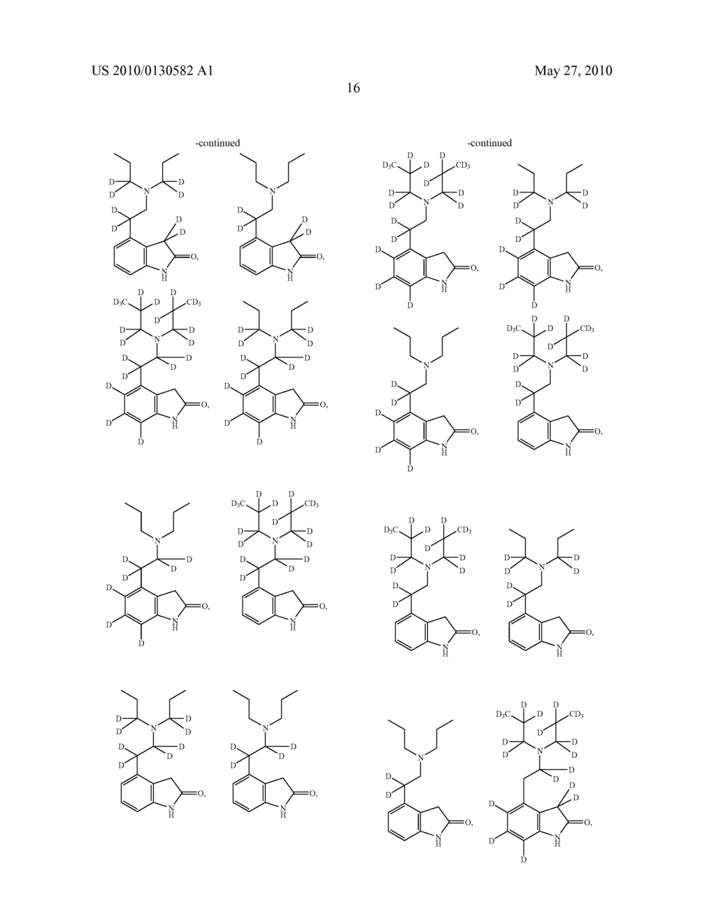 INDOLINONE MODULATORS OF DOPAMINE RECEPTOR - diagram, schematic, and image 17