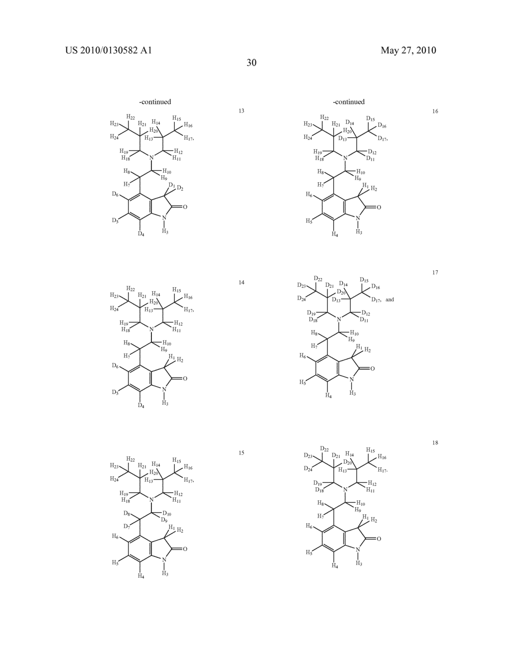 INDOLINONE MODULATORS OF DOPAMINE RECEPTOR - diagram, schematic, and image 31