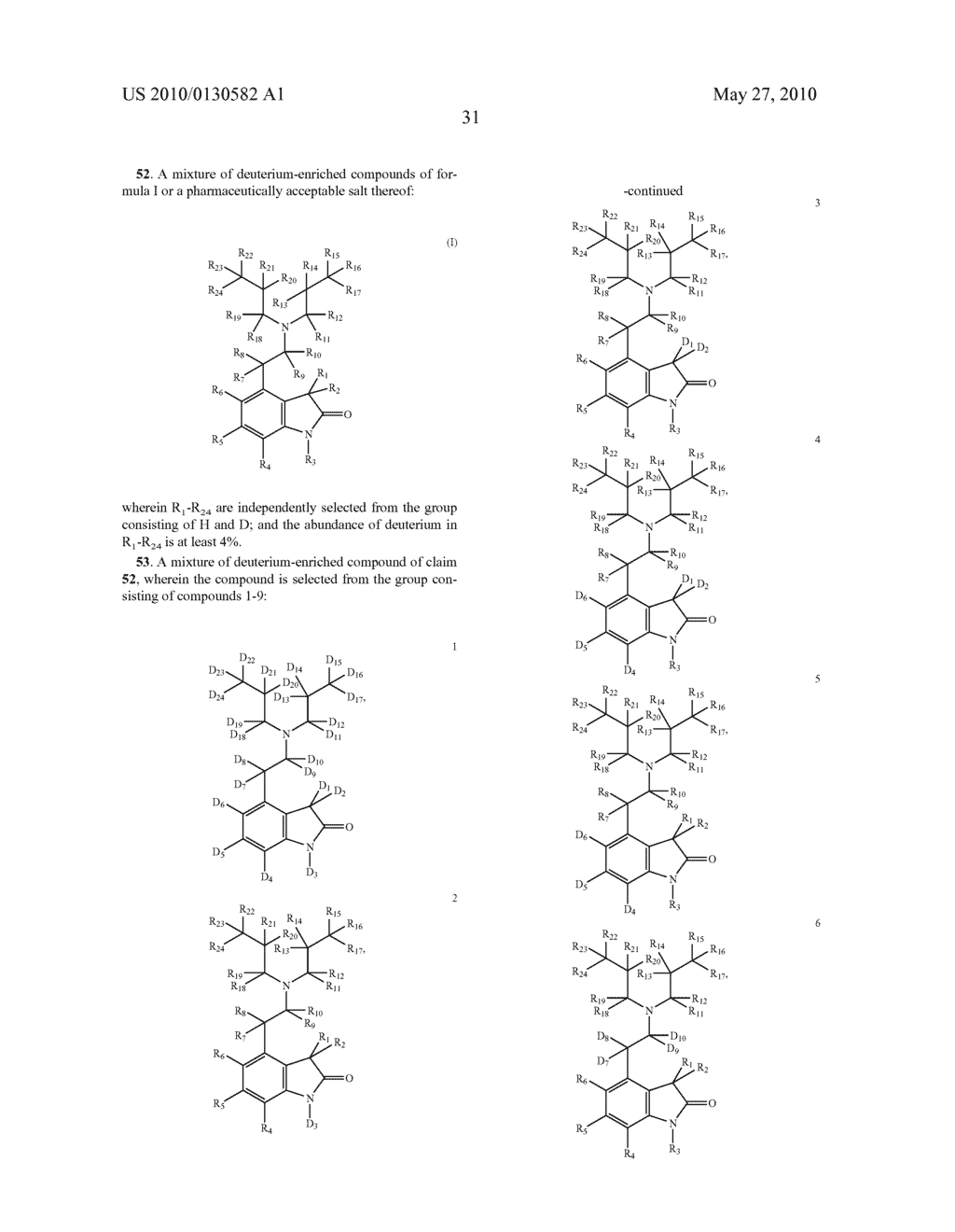 INDOLINONE MODULATORS OF DOPAMINE RECEPTOR - diagram, schematic, and image 32