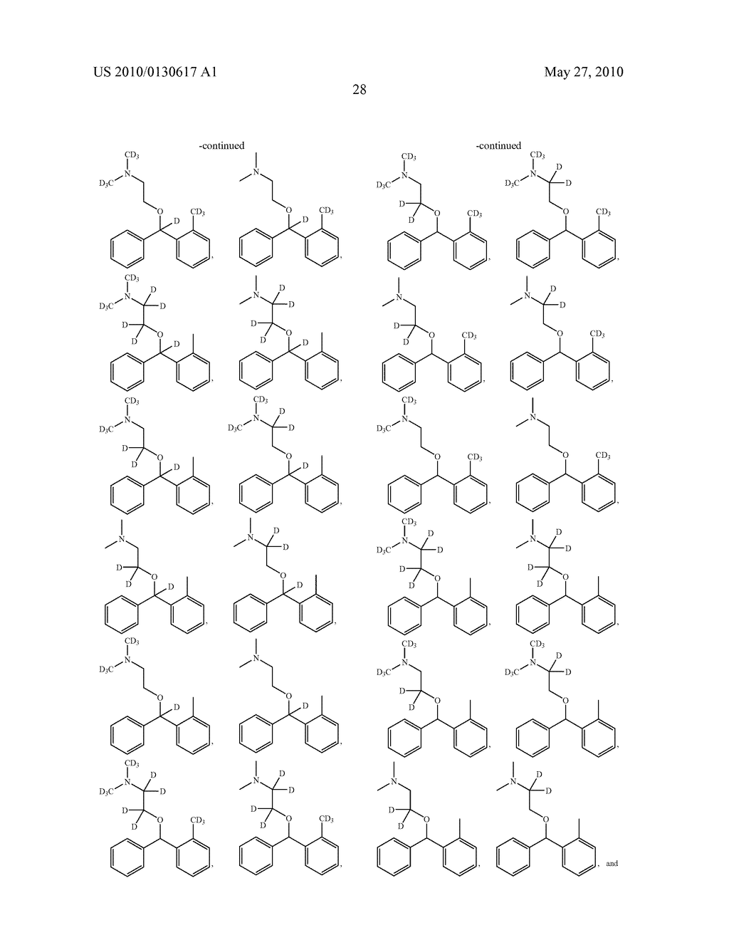 ETHANOLAMINE MODULATORS OF NMDA RECEPTOR AND MUSCARINIC ACETYLCHOLINE RECEPTOR - diagram, schematic, and image 29