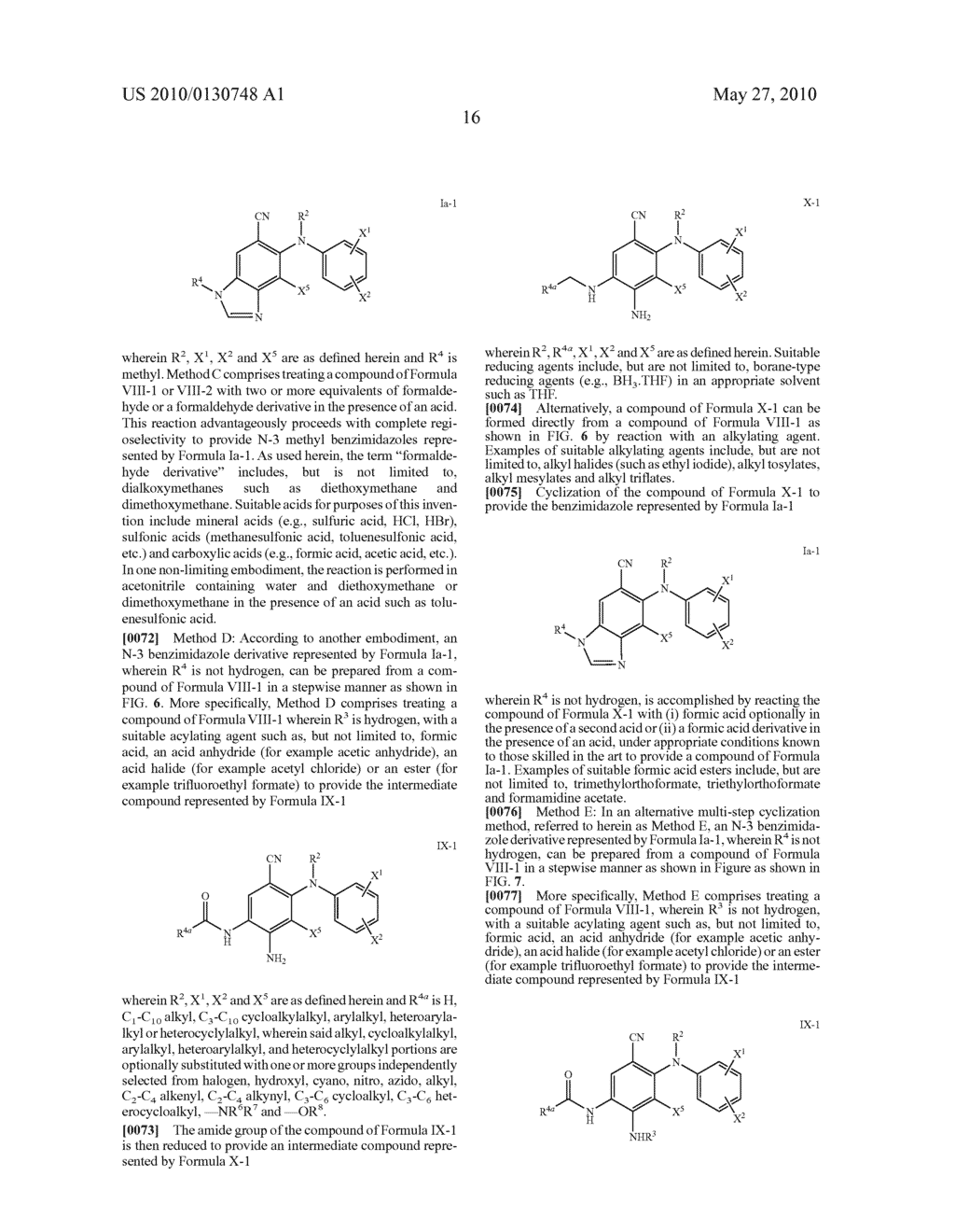 SNAR PROCESS FOR PREPARING BENZIMIDAZOLE COMPOUNDS - diagram, schematic, and image 24