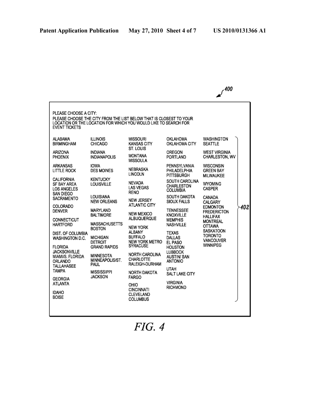 SYSTEM AND METHODS FOR PROVIDING LOCATION-BASED UPCOMING EVENT INFORMATION USING A CLIENT-SIDE WEB APPLICATION IMPLEMENTED ON A CLIENT DEVICE - diagram, schematic, and image 05