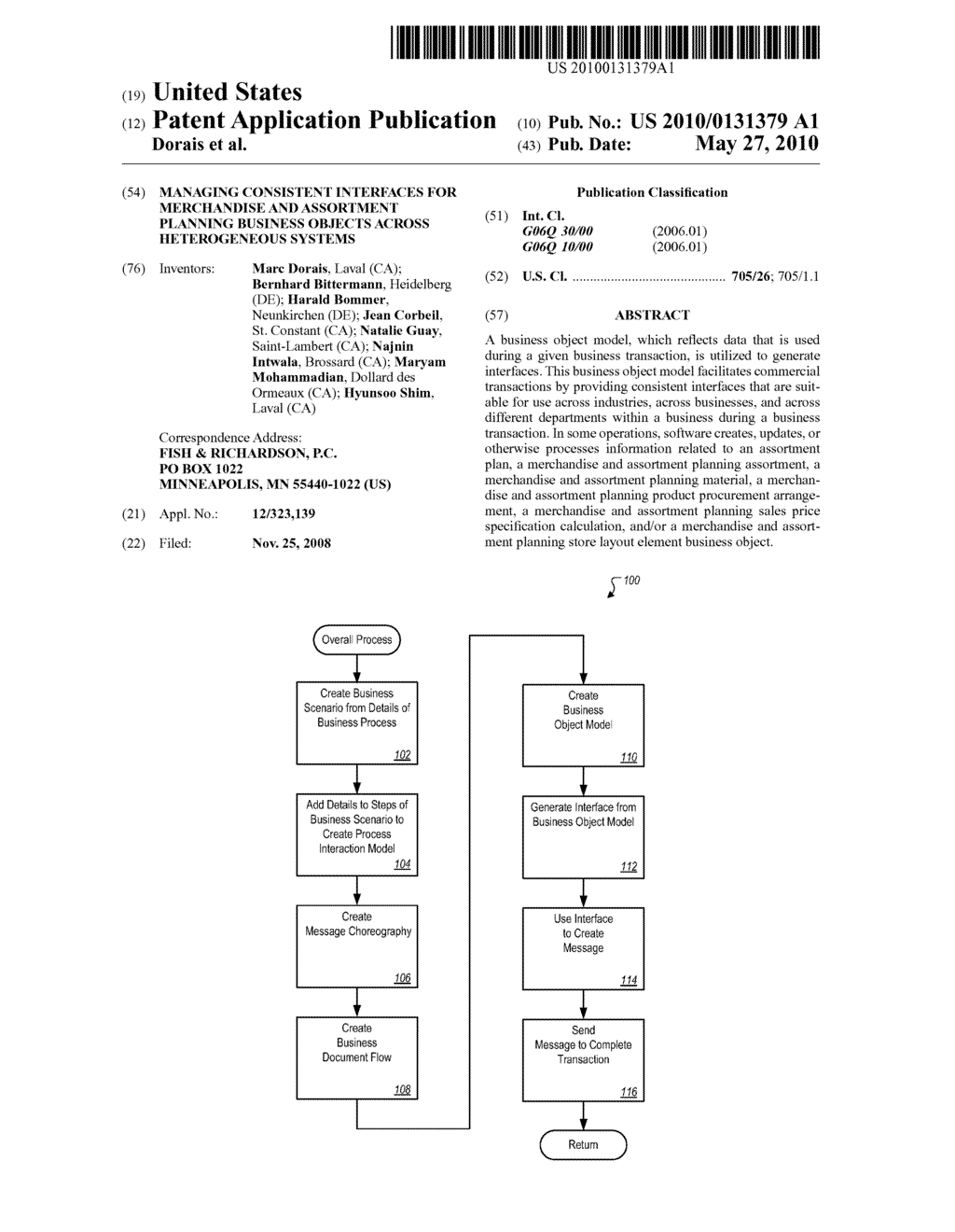 MANAGING CONSISTENT INTERFACES FOR MERCHANDISE AND ASSORTMENT PLANNING BUSINESS OBJECTS ACROSS HETEROGENEOUS SYSTEMS - diagram, schematic, and image 01