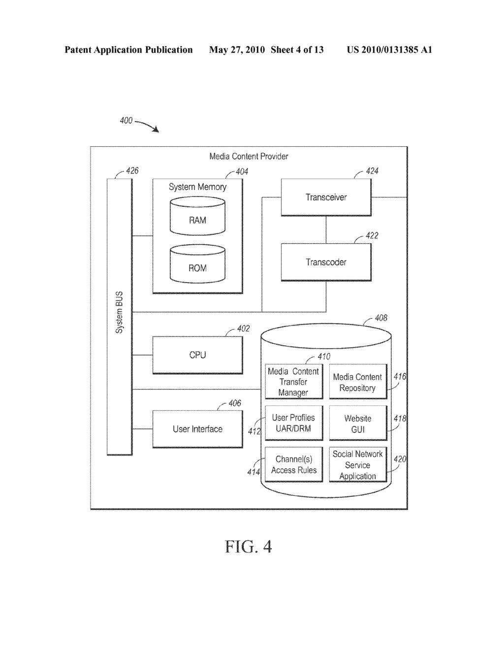 SYSTEMS AND METHODS FOR DISTRIBUTION OF DIGITAL MEDIA CONTENT UTILIZING VIRAL MARKETING OVER SOCIAL NETWORKS - diagram, schematic, and image 05