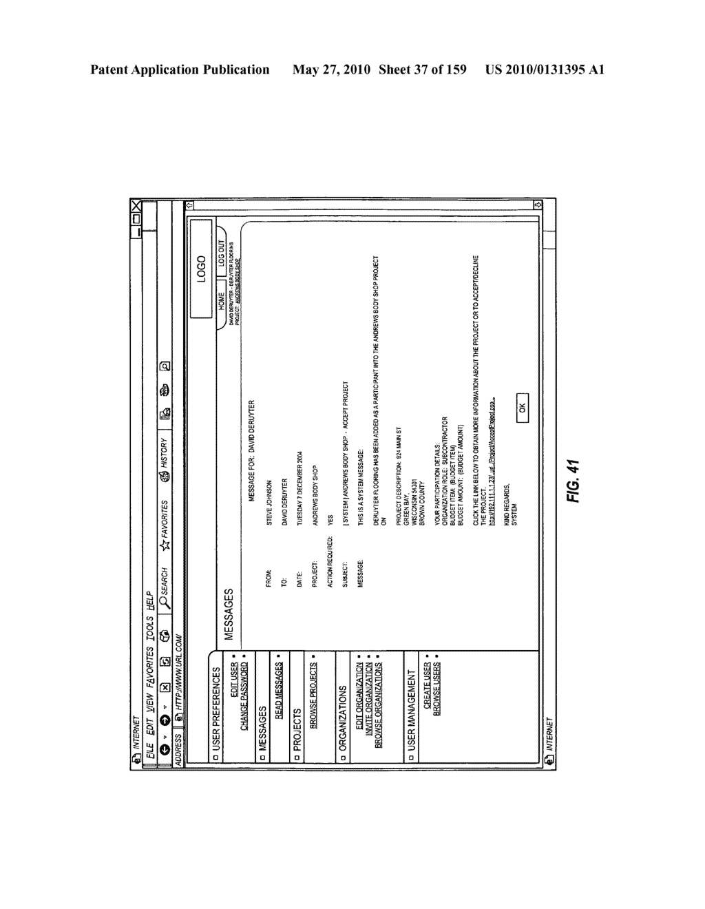 CONSTRUCTION PAYMENT MANAGEMENT SYSTEM AND METHOD WITH REAL-TIME DRAW NOTIFICATION FEATURES - diagram, schematic, and image 38