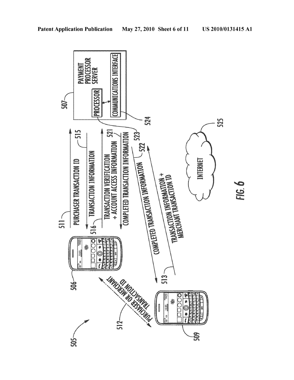 ELECTRONIC PAYMENT SYSTEM INCLUDING MERCHANT SERVER AND ASSOCIATED METHODS - diagram, schematic, and image 07