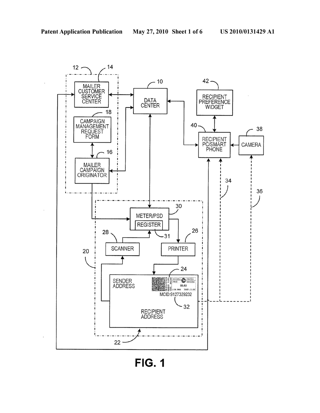 METHOD FOR RECIPIENTS OF MAIL TO INFORM MAILERS OF MAILING PREFERENCES - diagram, schematic, and image 02