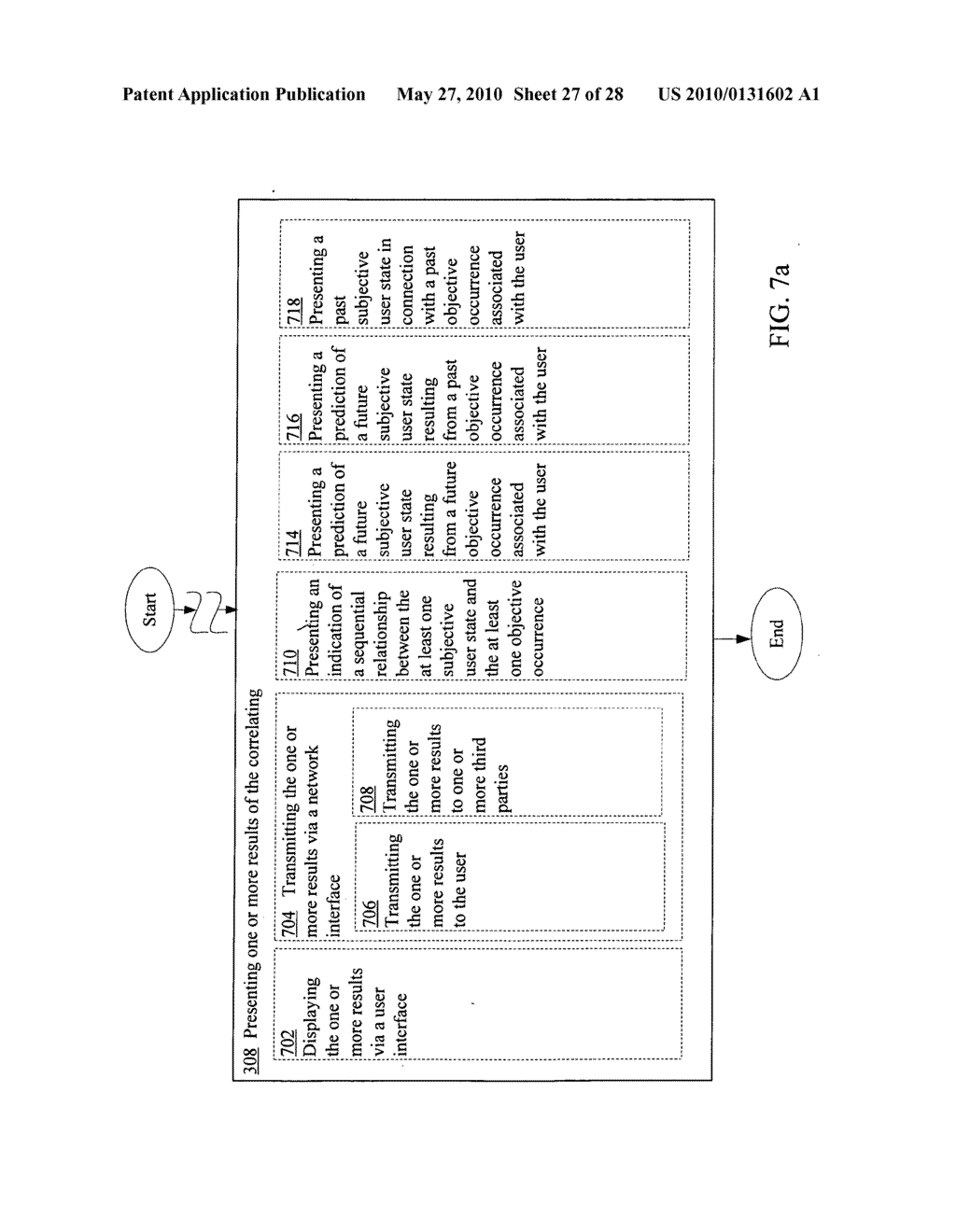 Correlating data indicating at least one subjective user state with data indicating at least one objective occurrence associated with a user - diagram, schematic, and image 28