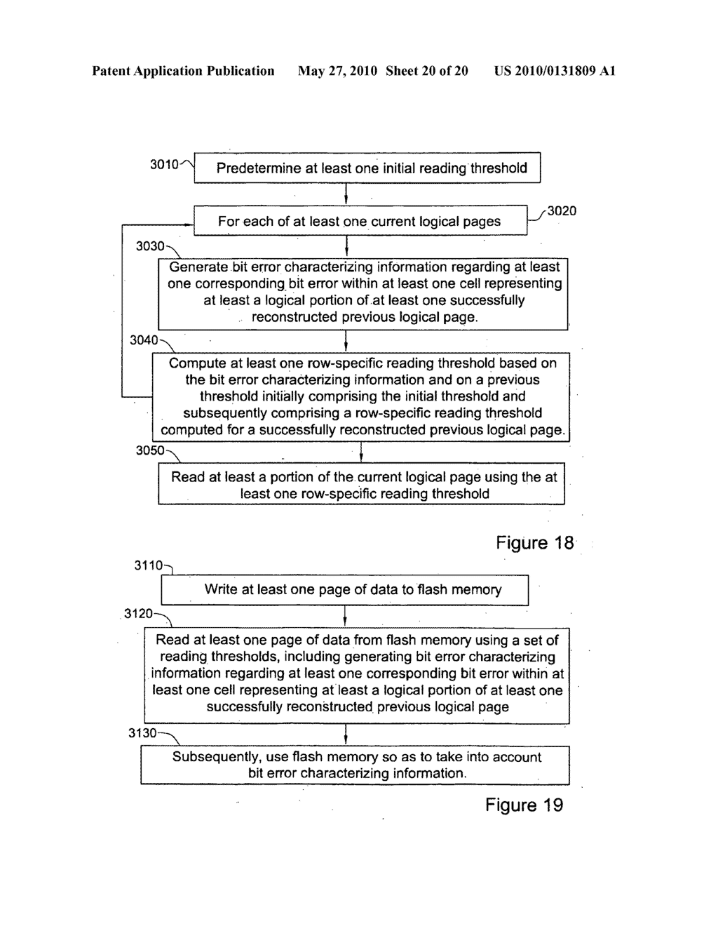 APPARATUS AND METHODS FOR GENERATING ROW-SPECIFIC READING THRESHOLDS IN FLASH MEMORY - diagram, schematic, and image 21