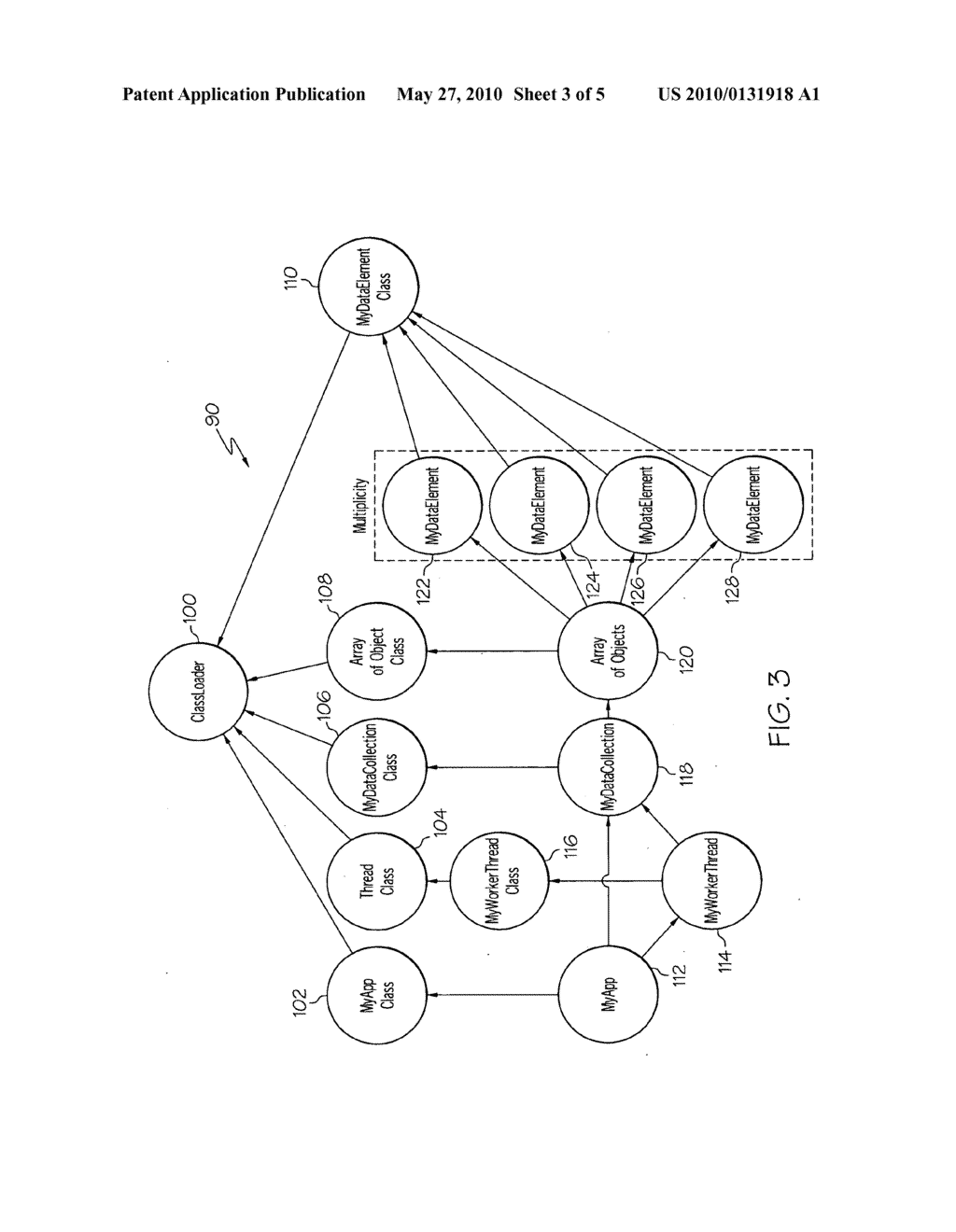METHOD FOR GENERATING A UML OBJECT DIAGRAM OF AN OBJECT-ORIENTED APPLICATION - diagram, schematic, and image 04