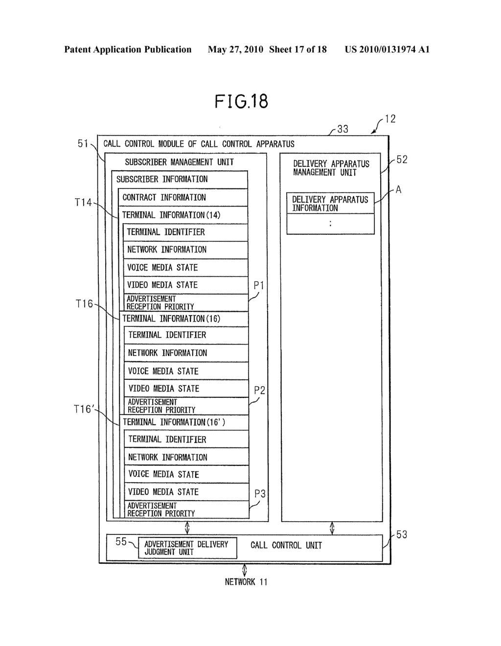 ADVERTISEMENT DELIVERY SYSTEM, CALL CONTROL APPARATUS, AND ADVERTISEMENT DELIVERY METHOD - diagram, schematic, and image 18