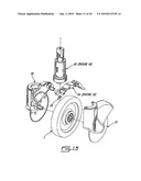 Powered Locking Caster Wheel diagram and image