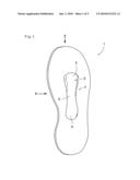 Footwear Sole Insert and Footwear diagram and image