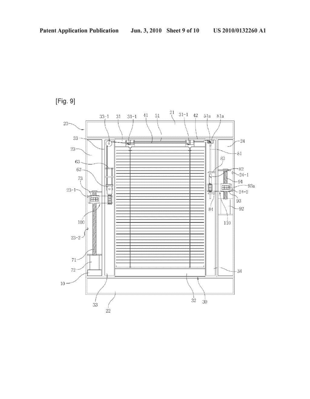 DOUBLE GLAZING WINDOW HAVING BUILT-IN AUTO CONTROLLING BLINDER - diagram, schematic, and image 10