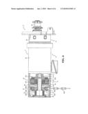 Integrated brake and chain disk assembly for door operator diagram and image