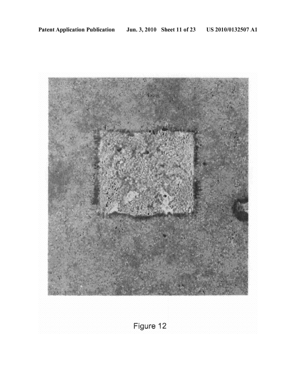 METHOD FOR PATTERNING METAL USING NANOPARTICLE CONTAINING PRECURSORS - diagram, schematic, and image 12