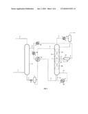 GAS DEACIDIZING METHOD USING AN ABSORBENT SOLUTION WITH DEMIXING DURING REGENERATION diagram and image