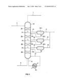 GAS DEACIDIZING METHOD USING AN ABSORBENT SOLUTION WITH DEMIXING DURING REGENERATION diagram and image