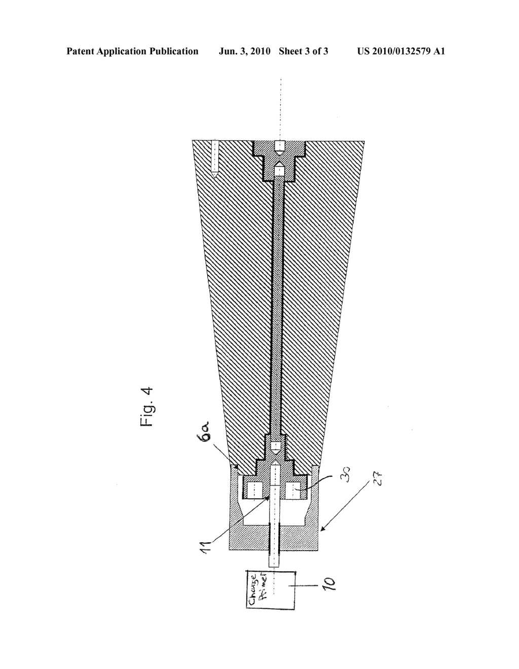 GASTIGHT ELECTRICAL BUSHING AND ITS USE IN A PROJECTILE - diagram, schematic, and image 04