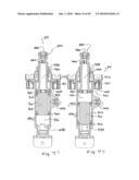 Automatic dairy animal milker unit backflusher and teat dip applicator system and method diagram and image