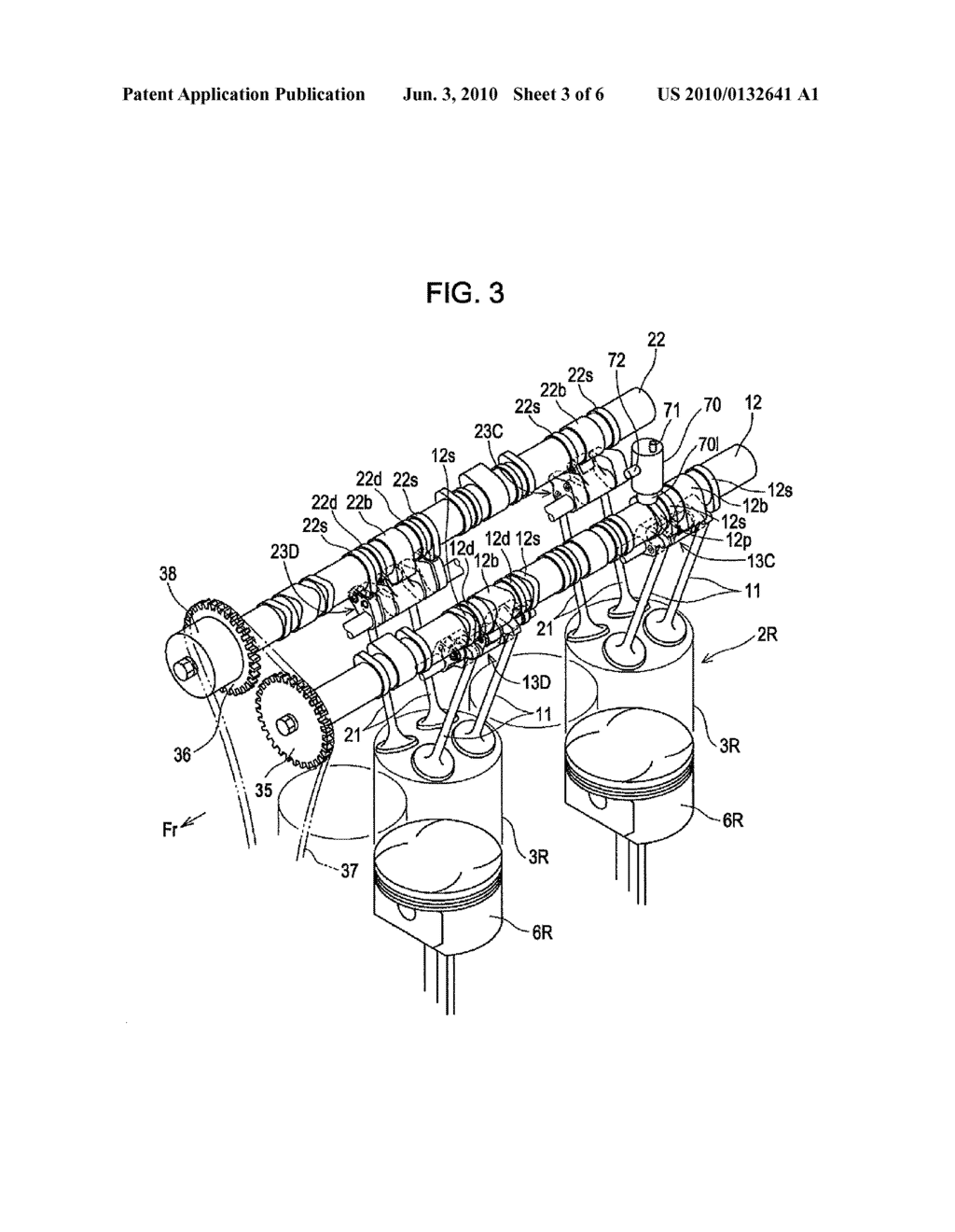 AUXILIARY-DEVICE ARRANGEMENT FOR CYLINDER-DEACTIVATION MULTI-CYLINDER INTERNAL COMBUSTION ENGINE AND CYLINDER-DEACTIVATION MULTI-CYLINDER INTERNAL COMBUSTION ENGINE - diagram, schematic, and image 04