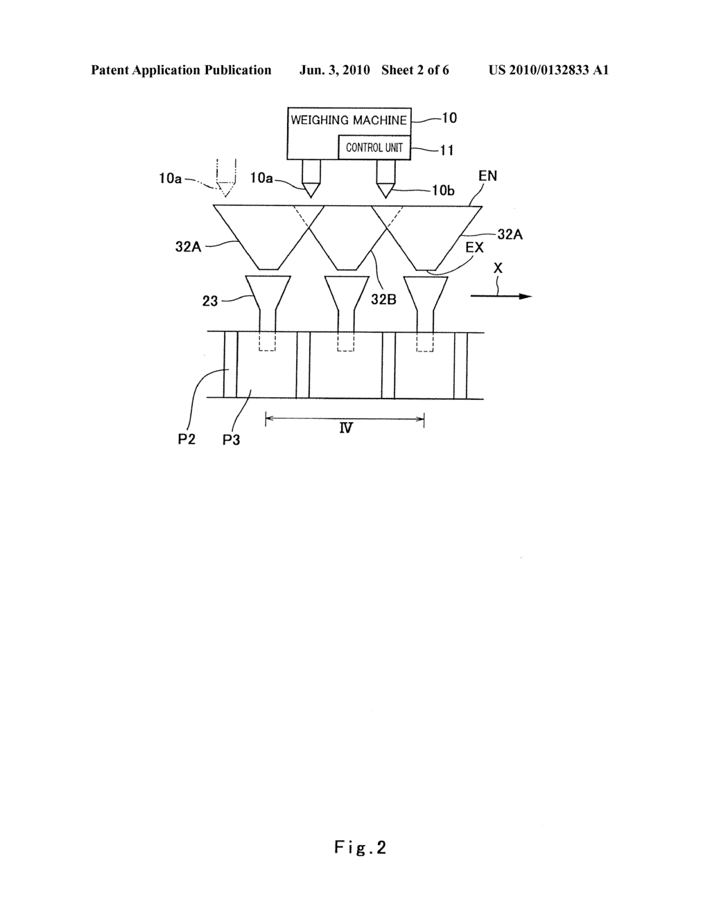 LINK APPARATUS, WEIGHING APPARATUS USING A LINK APPARATUS, PACKAGING APPARATUS USING A LINK APPARATUS AND WEIGHING AND PACKAGING SYSTEM USING A LINK APPARATUS - diagram, schematic, and image 03