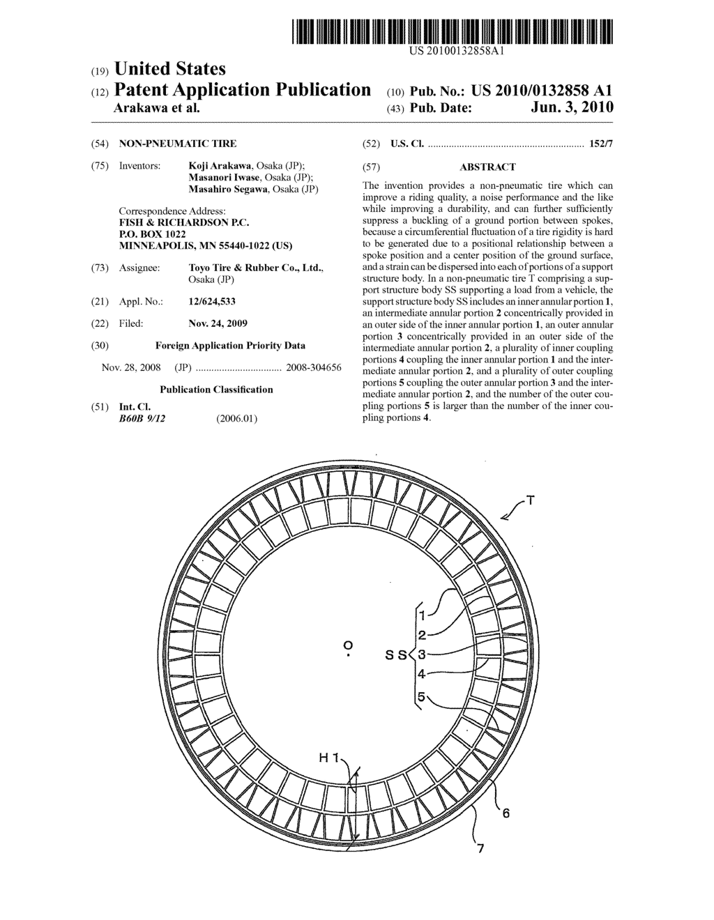 Non-Pneumatic Tire - diagram, schematic, and image 01