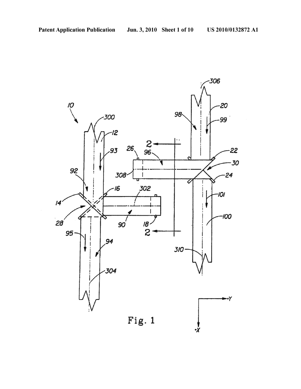 Method of Placing A Material Transversely on a Moving Web - diagram, schematic, and image 02