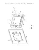 COVER PLATE AND KIT OF PARTS, INCLUDING SAID PLATE, FOR WALL MOUNTING OF AN ELECTRICAL APPARATUS diagram and image