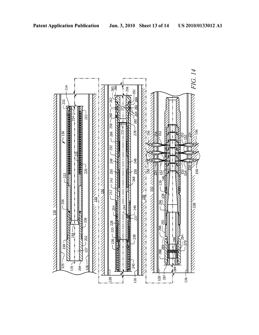 Apparatus and method for servicing a wellbore - diagram, schematic, and image 14